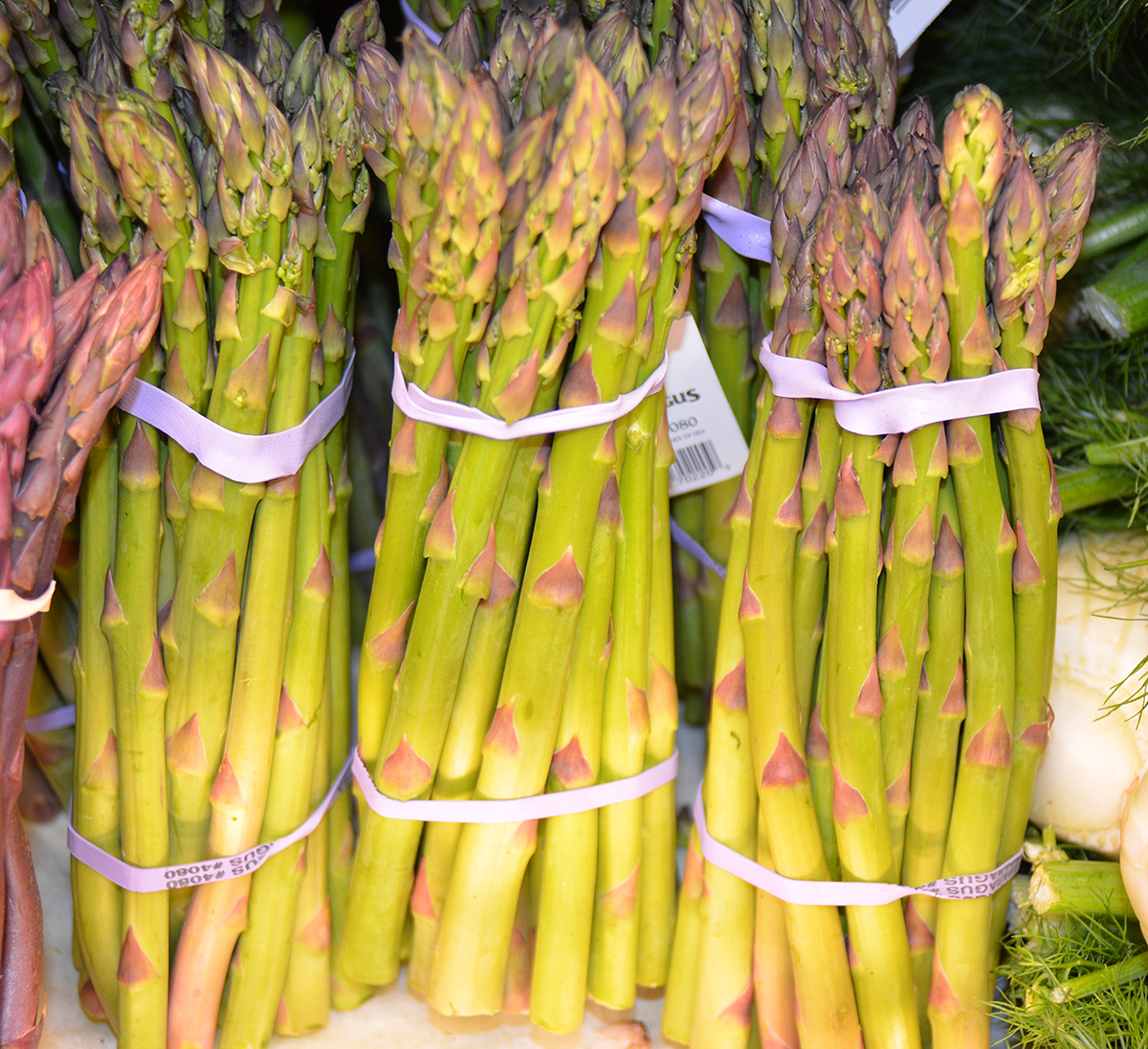 Fresh Arrivals Jersey Fresh Asparagus & Kale California Stone Fruits